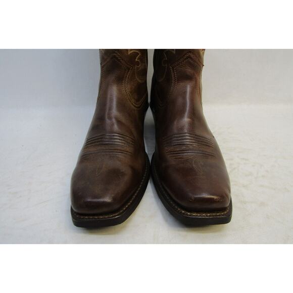 Ariat Mens Size 10.5 D Brown Leather Buckaroo Cowboy Western Boots main image 8